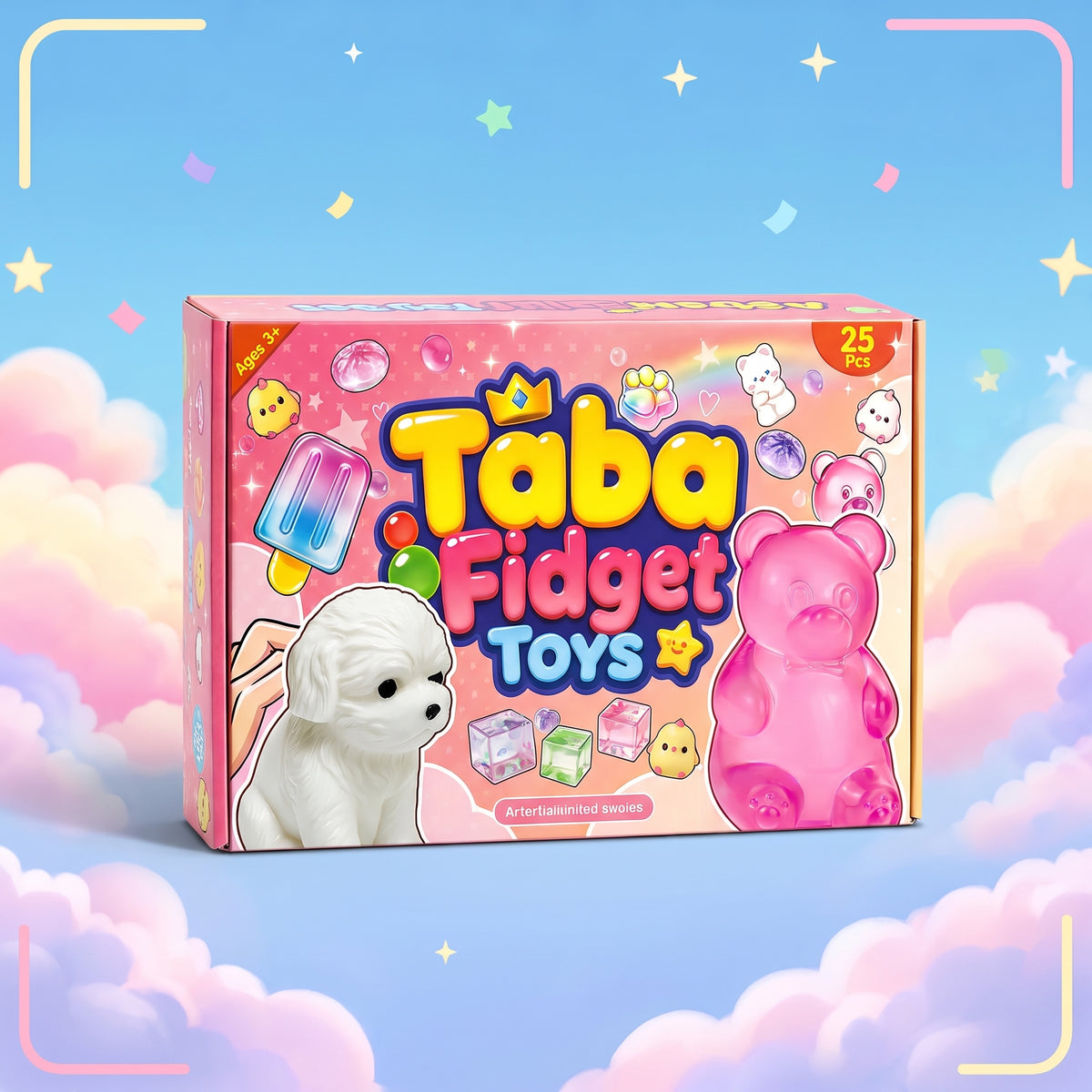 Taba Squishy Box Set - 25 Pieces
