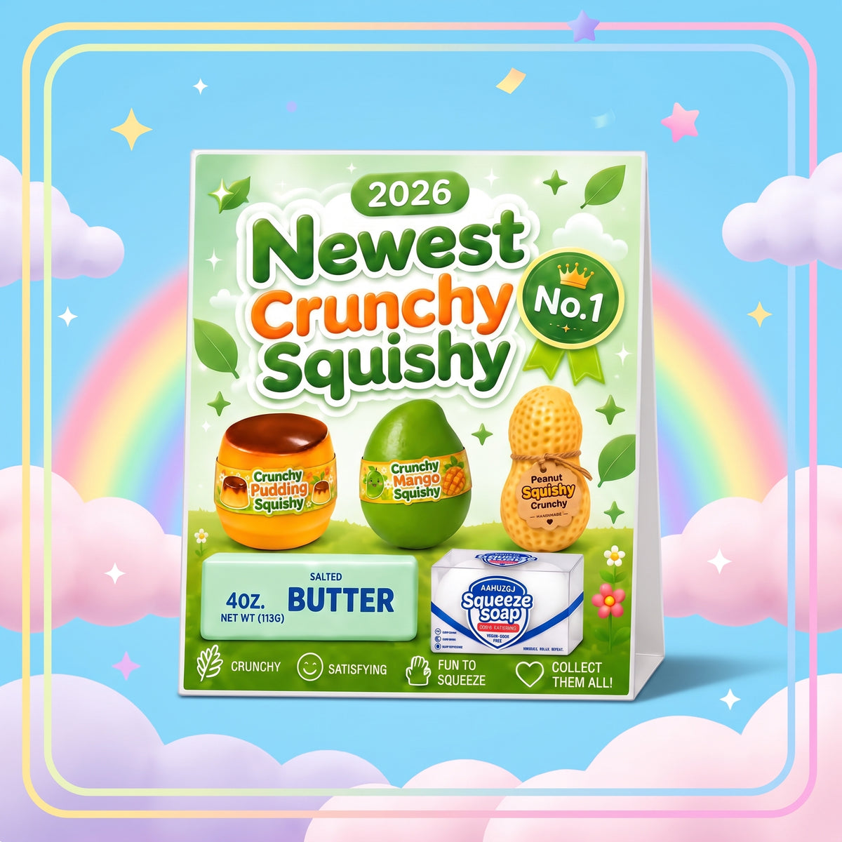 Crunchy Squishy Set - 5 Pieces