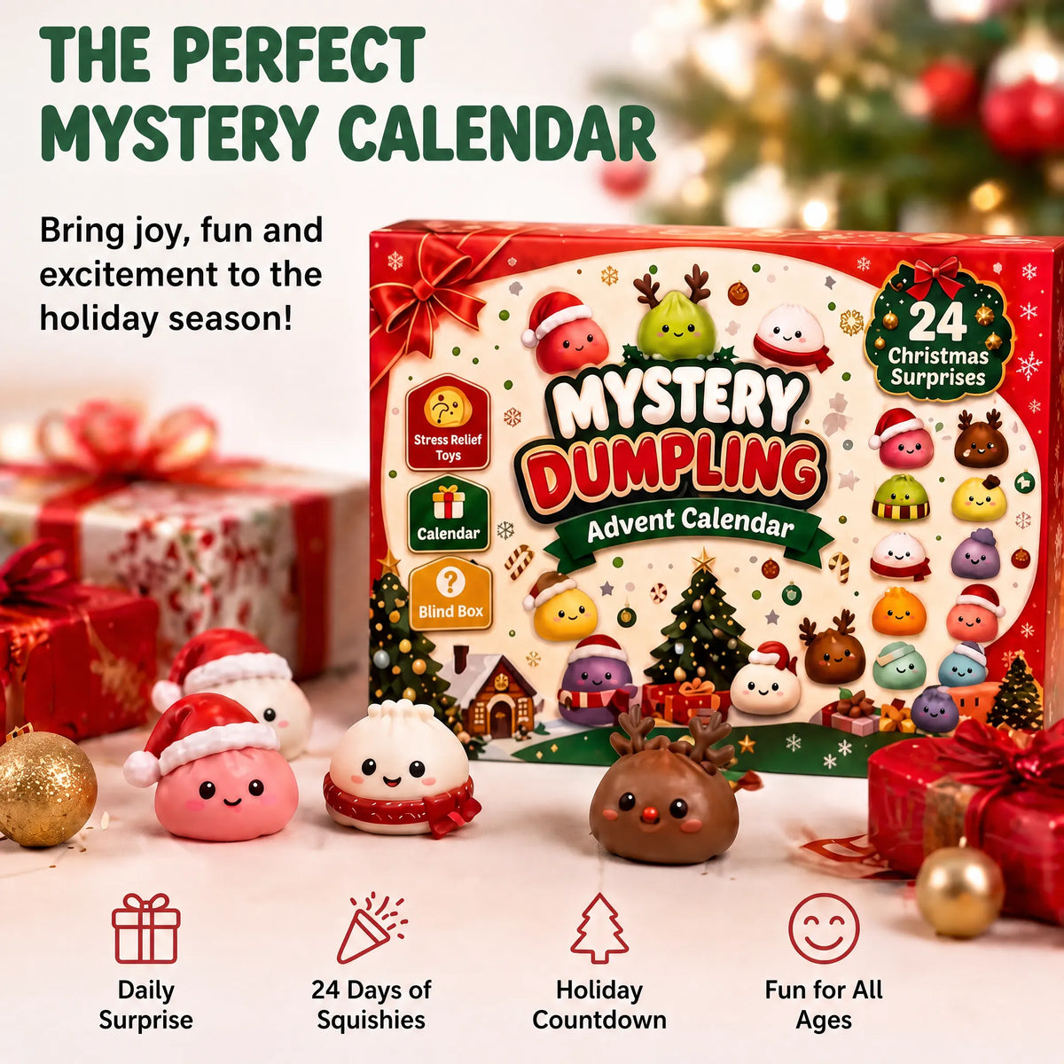 Mystery Dumpling Squishy Calendar