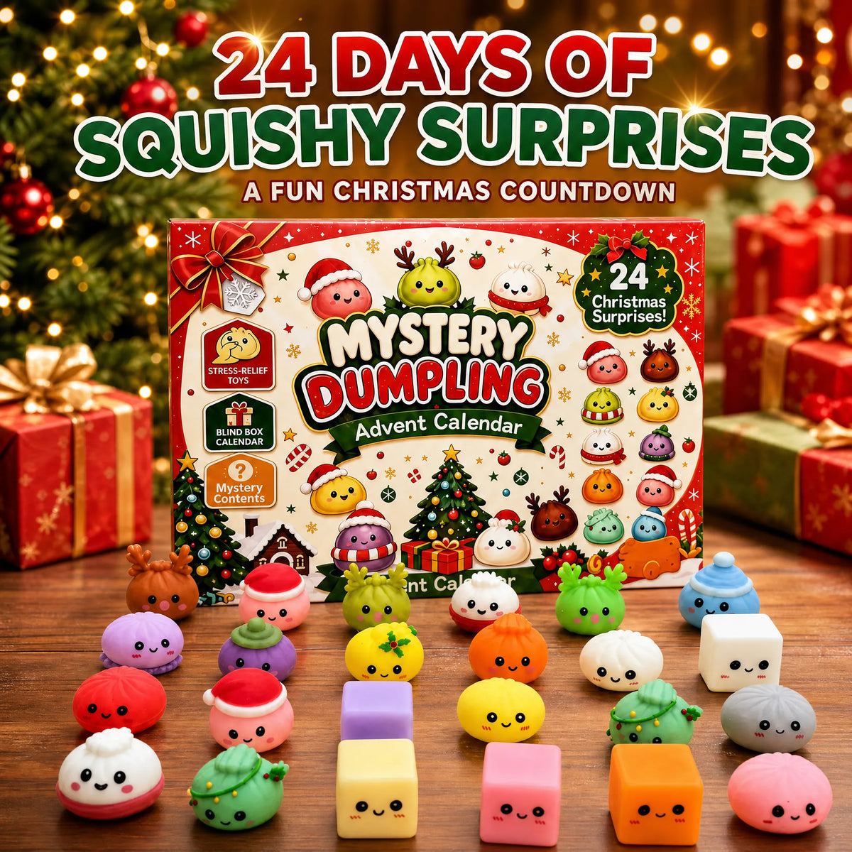 Mystery Dumpling Squishy Calendar