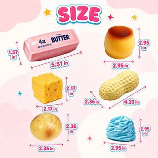 SQUISHY CRUNCHY SET · 6 PIECES